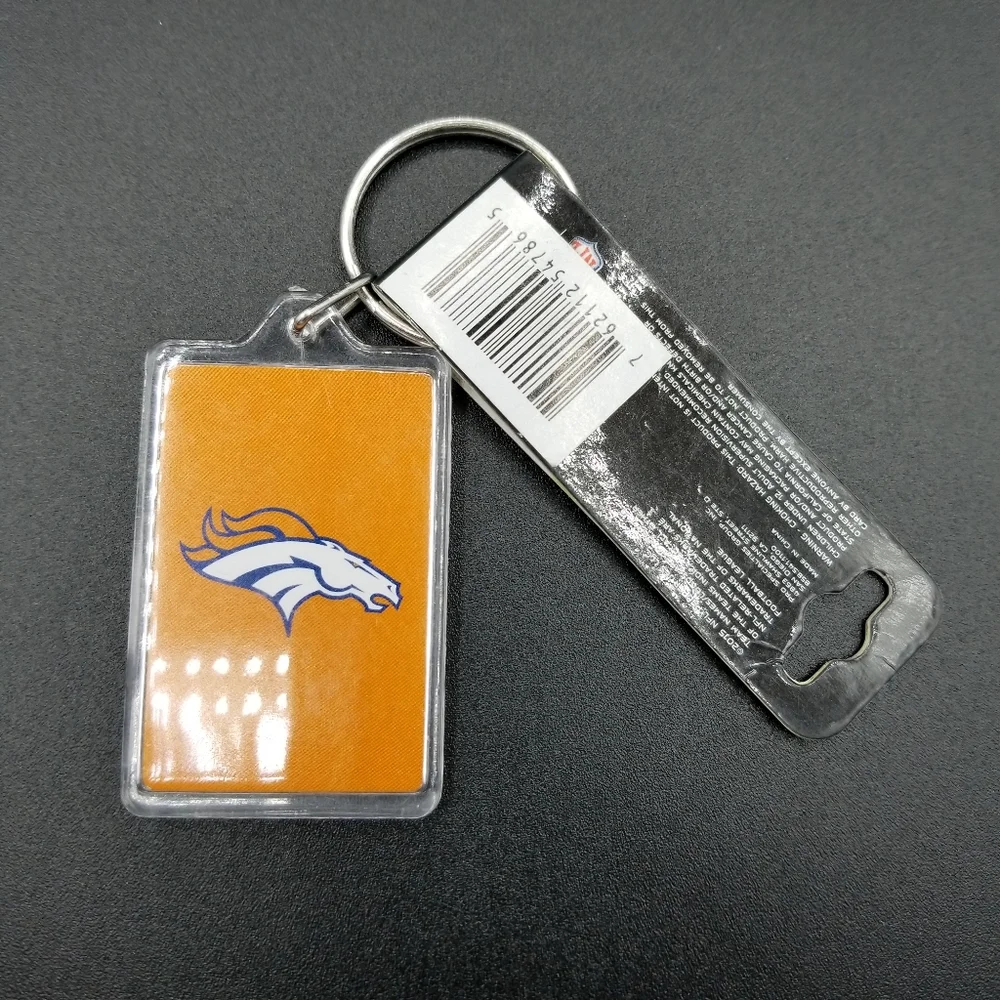 Denver Broncos Small Keychain NFL Fan Shop Fan Gear Football New